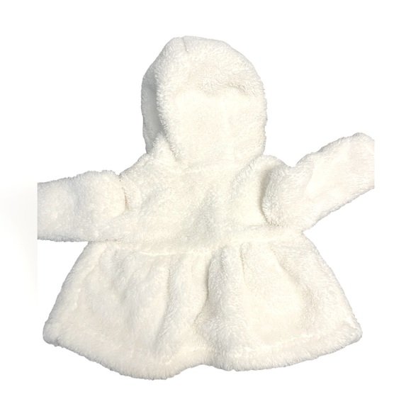 NWOT Carters One You, Furry Soft Teddy Jacket, White Sz 6M - Picture 2 of 3